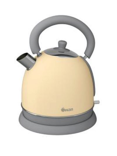 Swan Sk261020Cn Retro Dome Kettle - Cream Swan Sk261020Cn Retro Dome Kettle - Cream